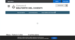 Desktop Screenshot of comune.belfortedelchienti.mc.it
